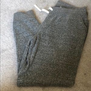 Grey Reebok track pants. Size XL